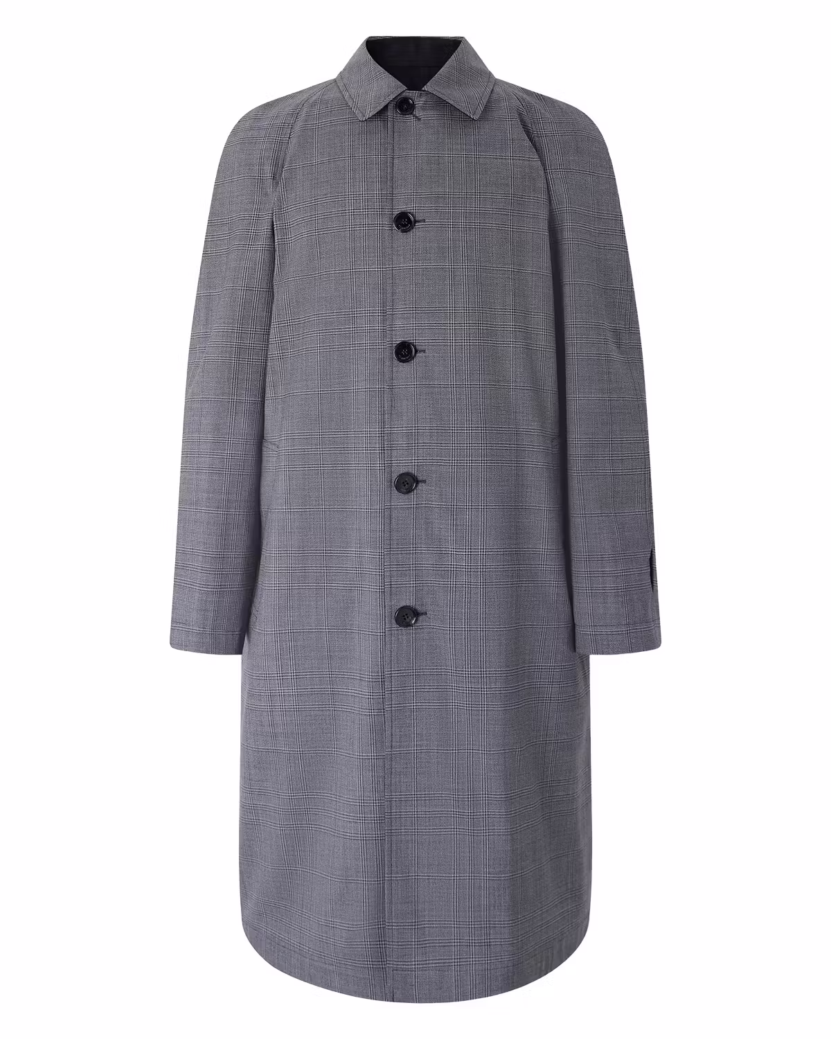 Burberry  – Prince of Wales Checked Virgin Wool Car Coat